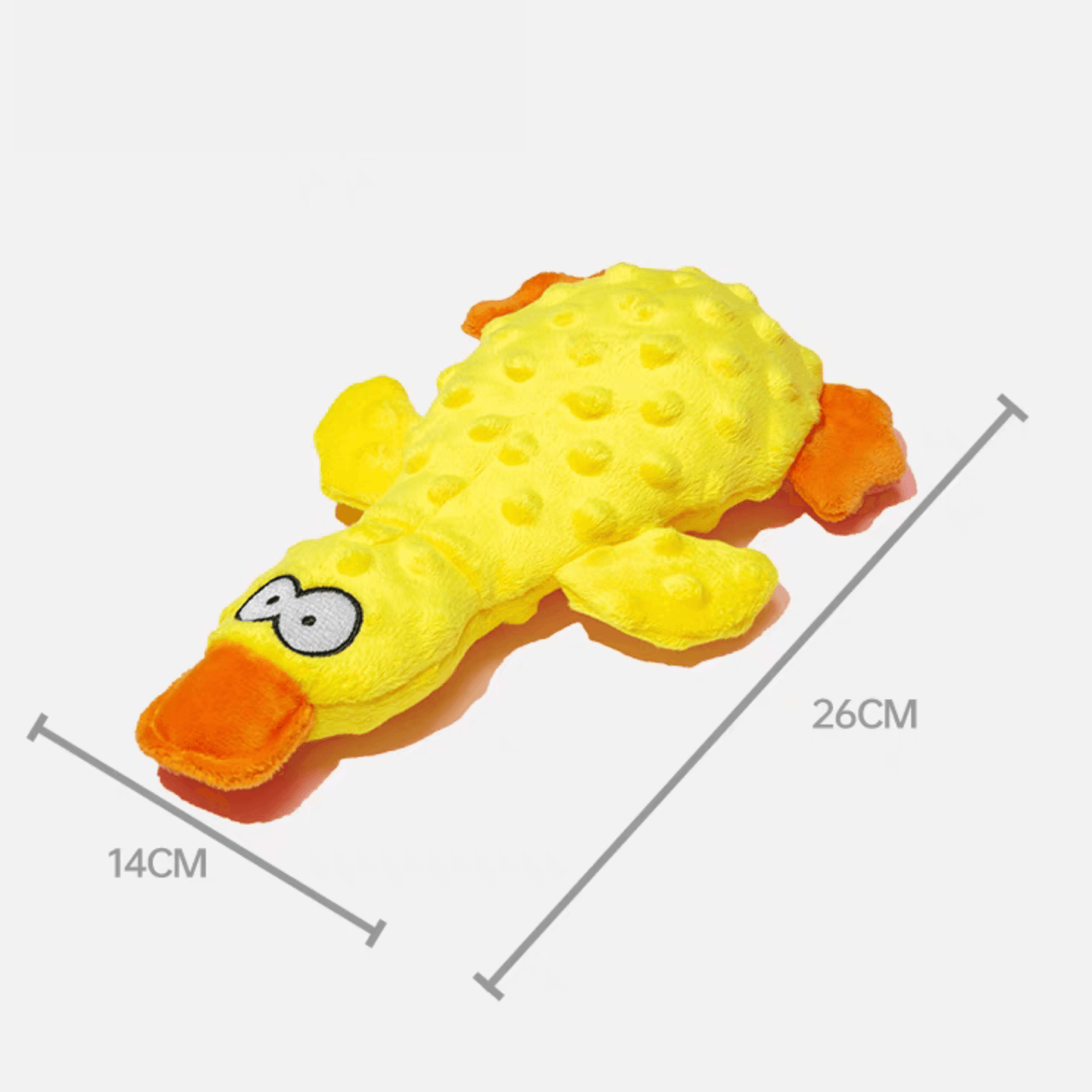 Interactive Squeaky Duck Dog Toy - PEKOO