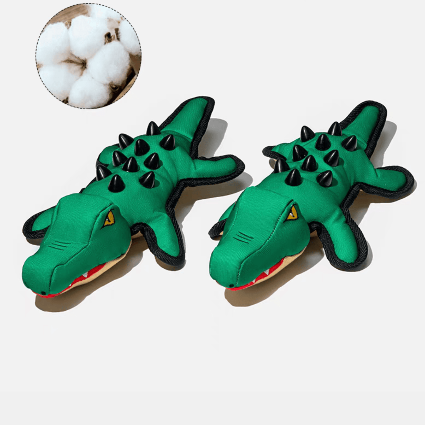 Squeaky Alligator Dog Toy - PEKOO