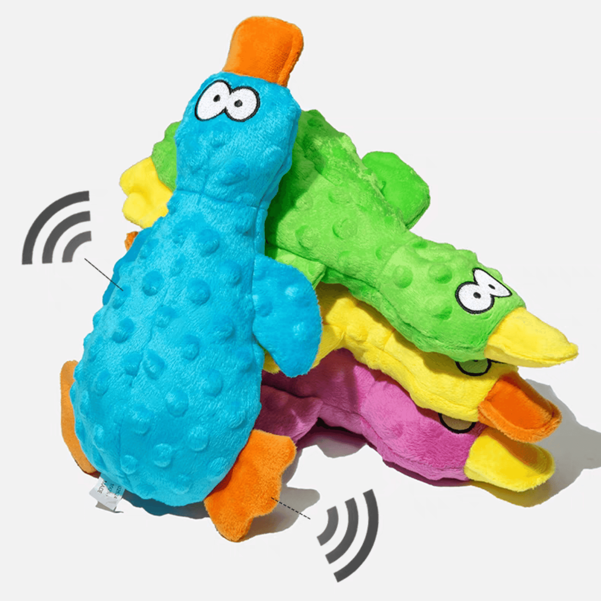 Interactive Squeaky Duck Dog Toy - PEKOO