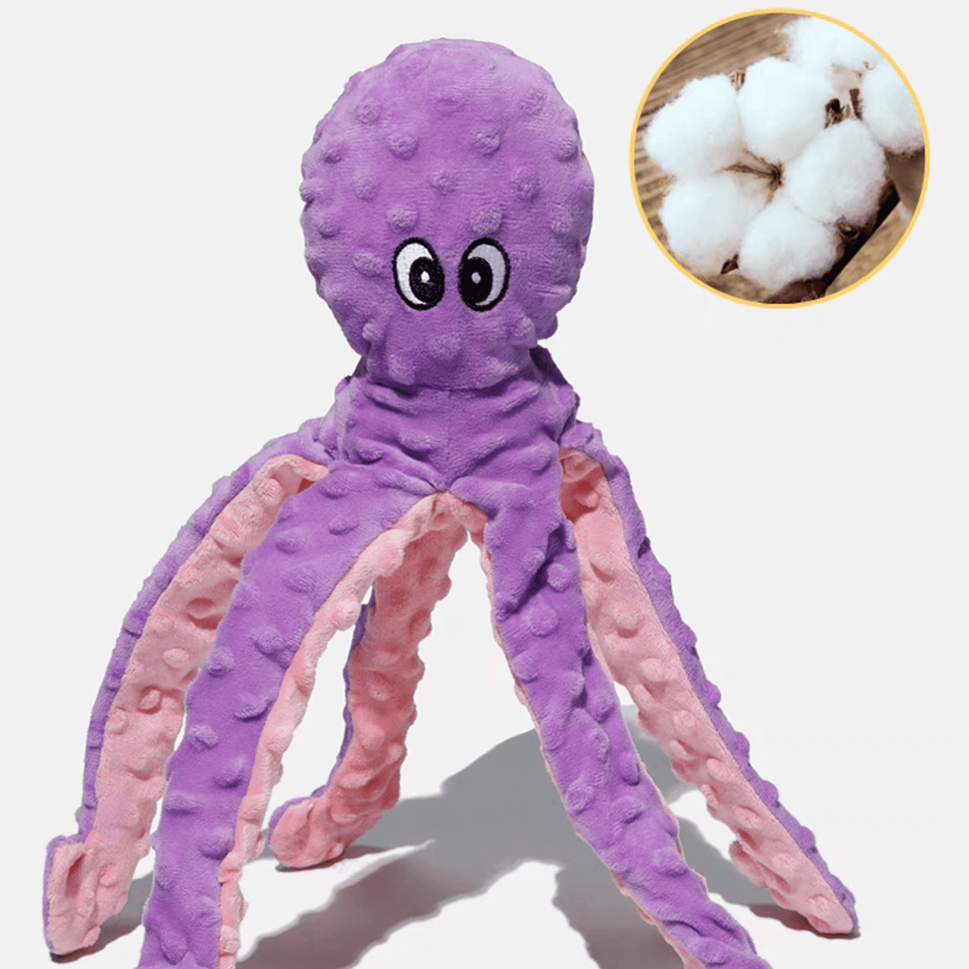 Interactive Squeaky Octopus Dog Toy - PEKOO