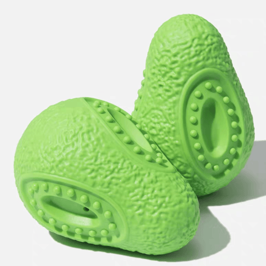 Avocado-Shaped Treat Dispensing Toy