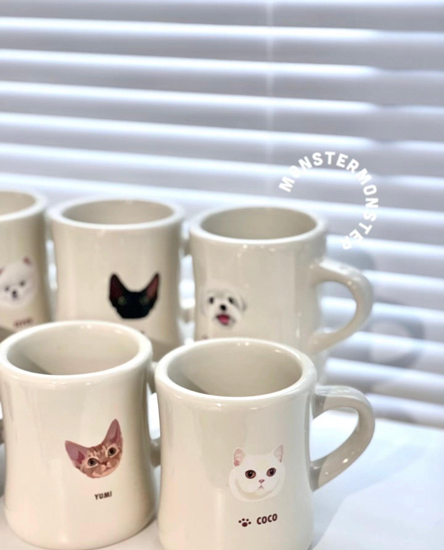 Custom Pet Portrait Mug - NFT - PEKOO