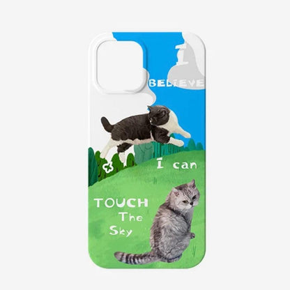 Custom Pet Portrait Film Texture Phone Case - Sky - PEKOO