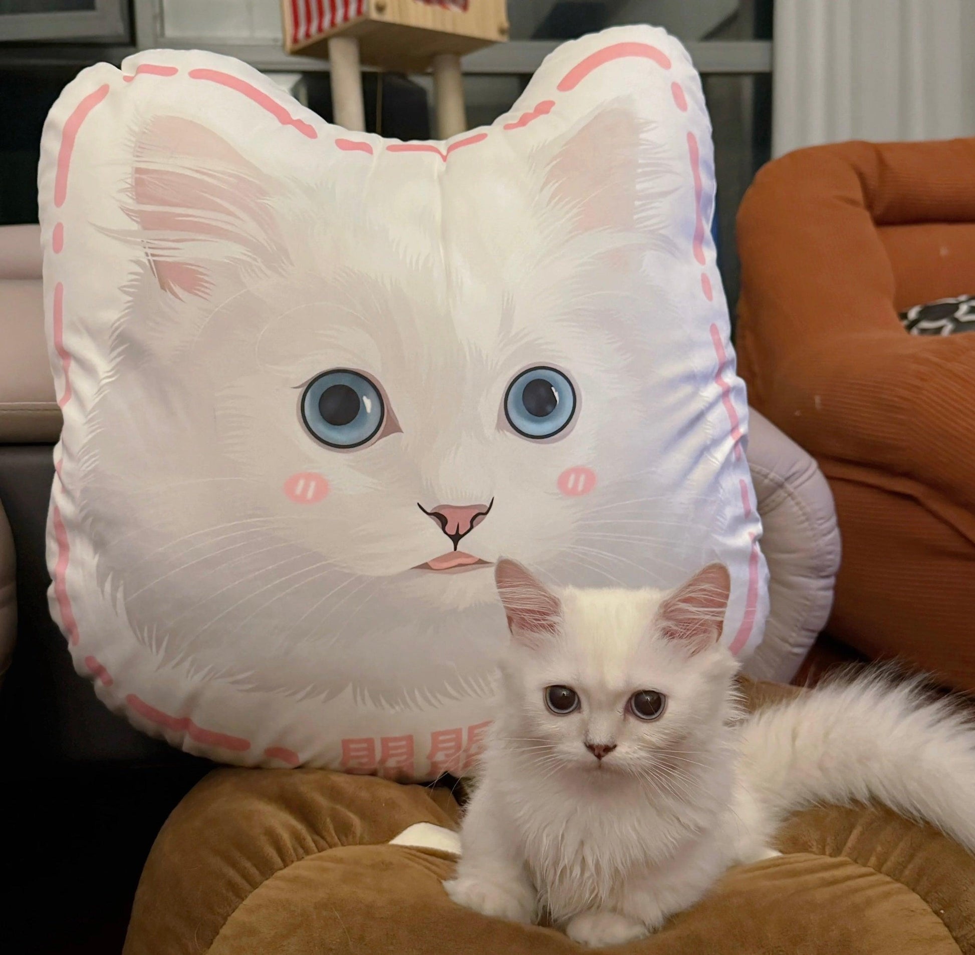 Custom Pet Portrait Cushion - MCD Edition - PEKOO