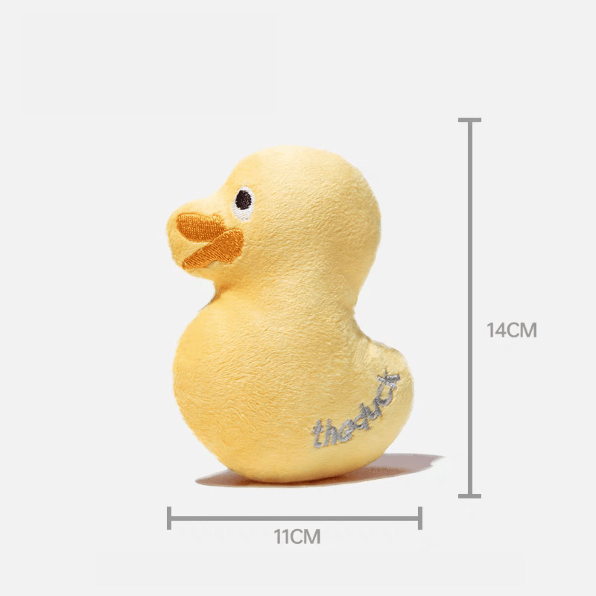 Yellow Duck Plush Squeak Toy - PEKOO