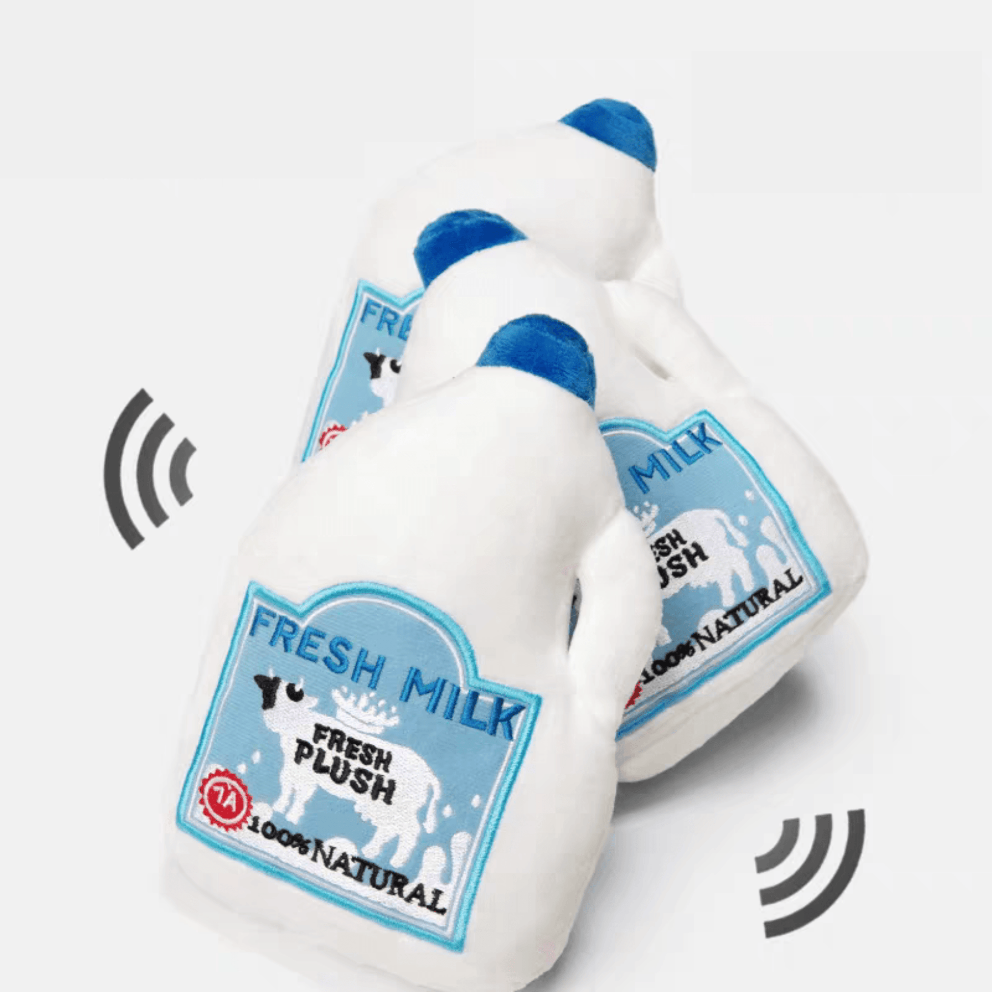 Interactive Plush Milk Bottle Dog Toy - PEKOO