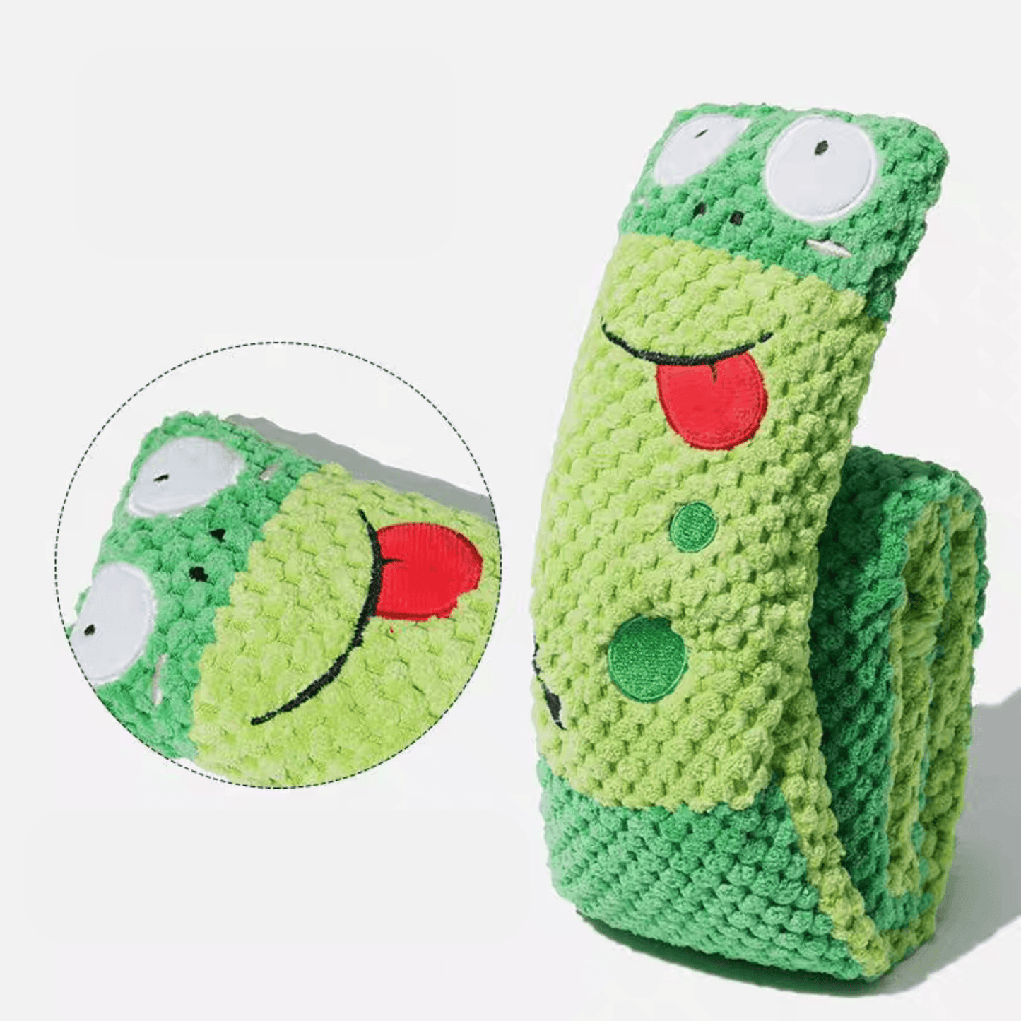 Interactive Plush Frog Dog Toy - PEKOO