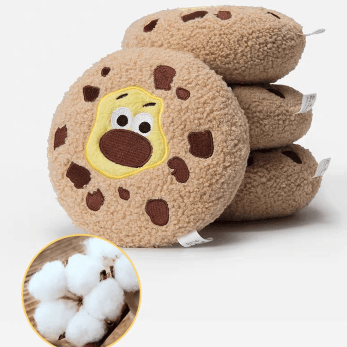 Soft Plush Cookie Dog Toy - PEKOO