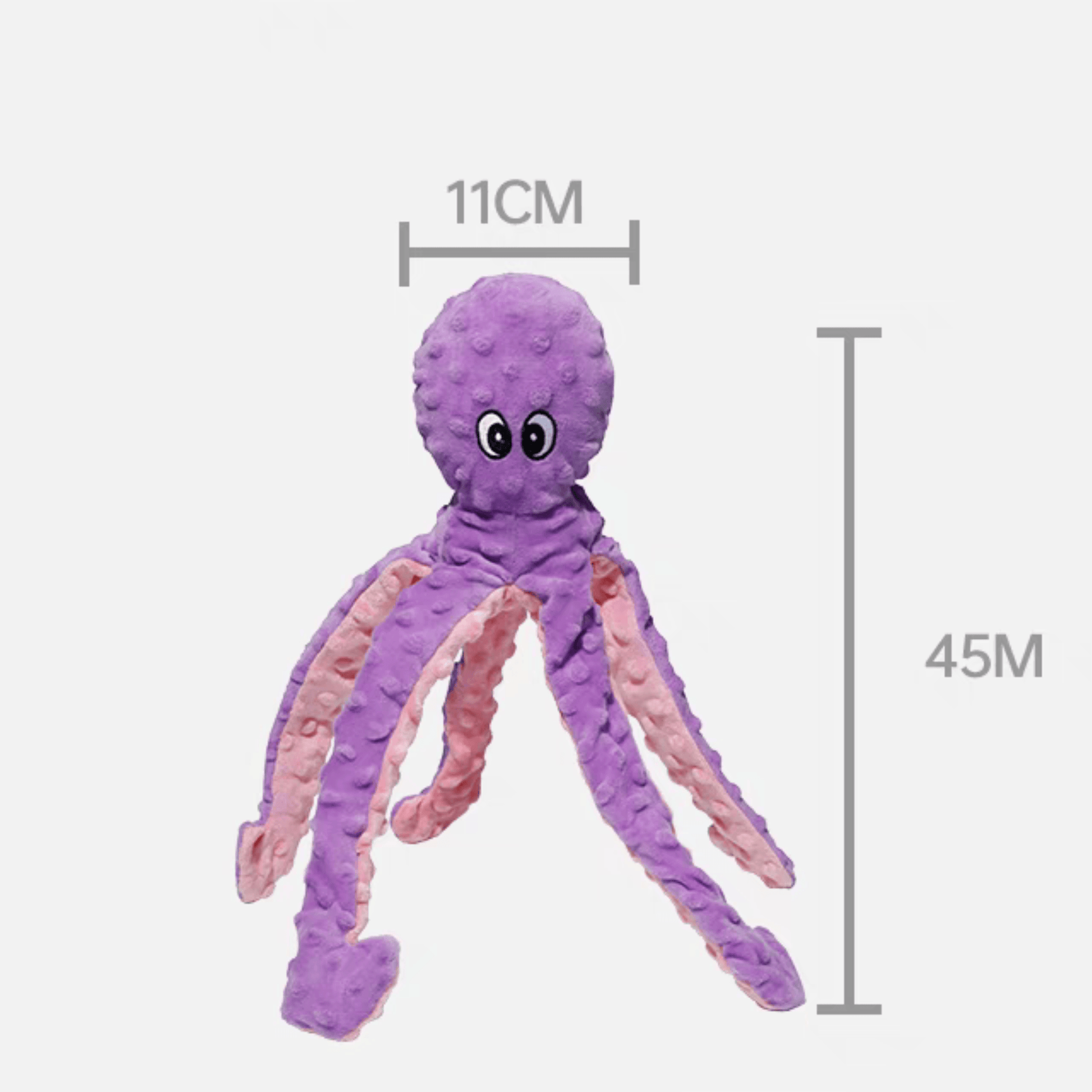 Interactive Squeaky Octopus Dog Toy - PEKOO