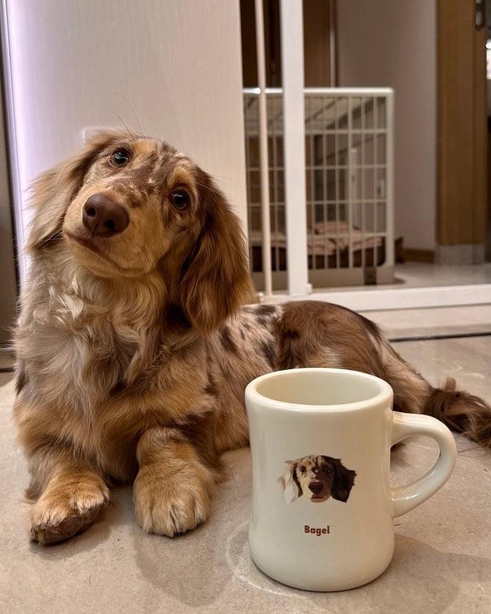 Custom Pet Portrait Mug - Classic - PEKOO