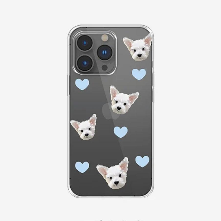 Custom Pet Portrait TPU Phone Case - PEKOO