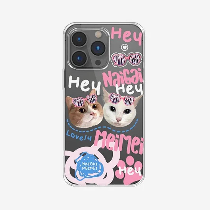 Custom Pet Portrait TPU Phone Case - PEKOO