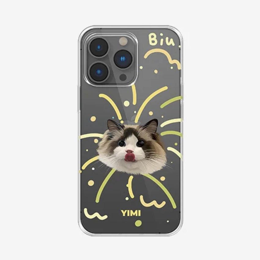 Custom Pet Portrait TPU Phone Case - PEKOO