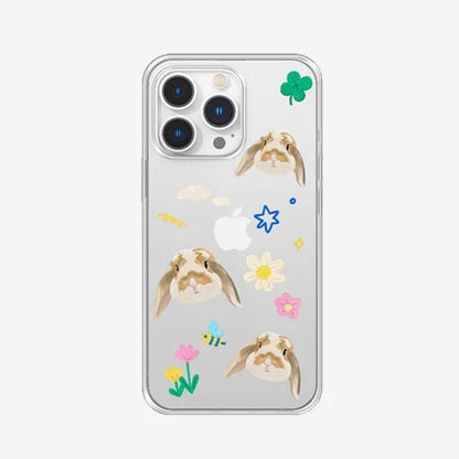 Custom Pet Portrait TPU Phone Case - PEKOO