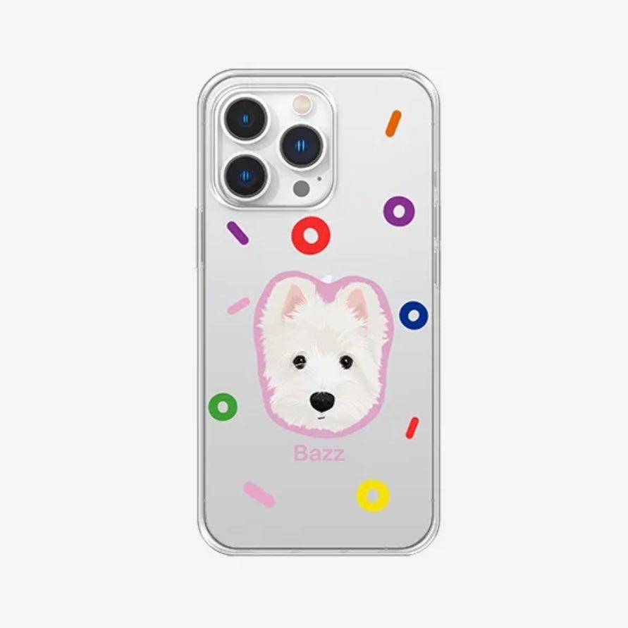 Custom Pet Portrait TPU Phone Case - PEKOO