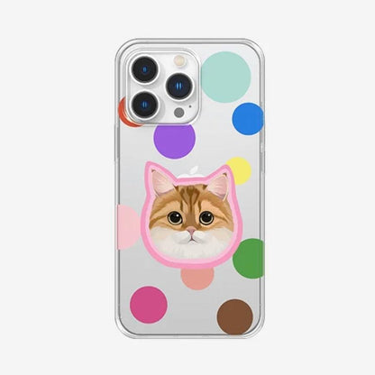 Custom Pet Portrait TPU Phone Case - PEKOO