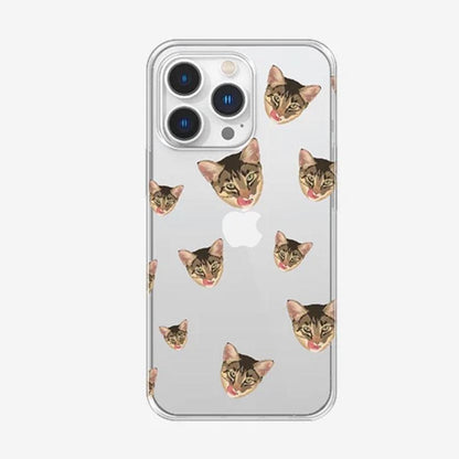 Custom Pet Portrait TPU Phone Case - PEKOO