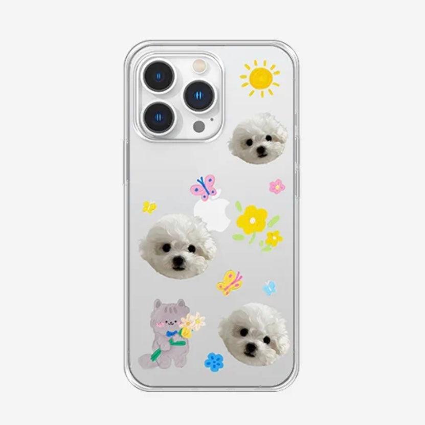 Custom Pet Portrait TPU Phone Case - PEKOO