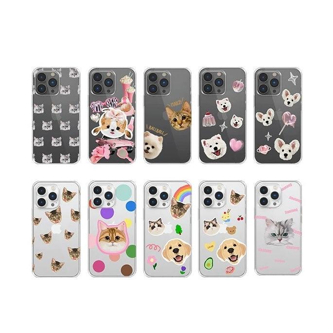 Custom Pet Portrait TPU Phone Case - PEKOO