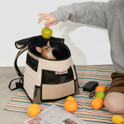 Basket Foldable Pet Carrier - PEKOO