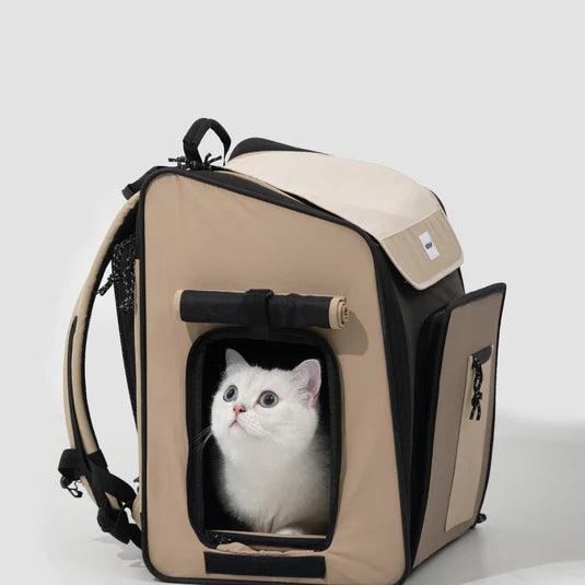 Double Tent Backpack Pet Carrier - PEKOO