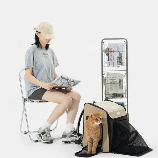 Double Tent Backpack Pet Carrier - PEKOO