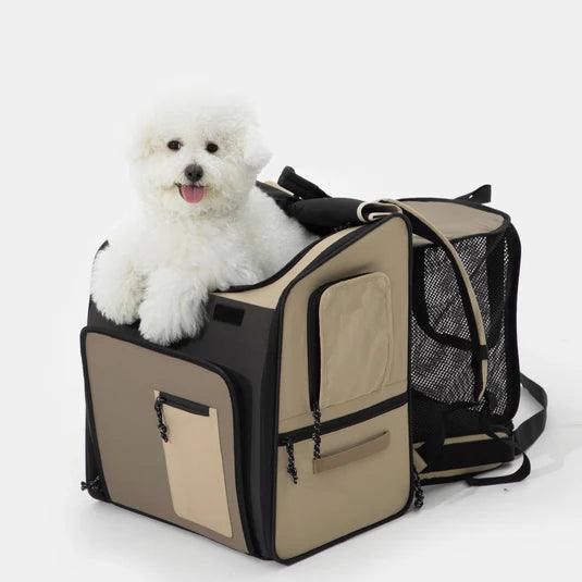 Double Tent Backpack Pet Carrier - PEKOO