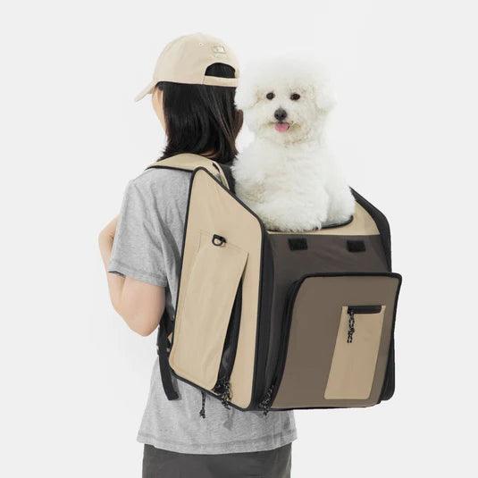 Double Tent Backpack Pet Carrier - PEKOO